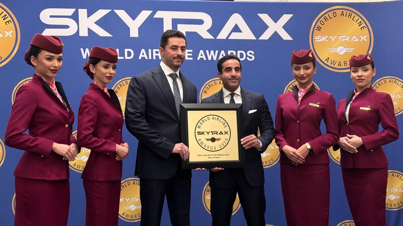 Qatar Airways Secures Four Skytrax Awards, Retains 5-Star Airline Rating
